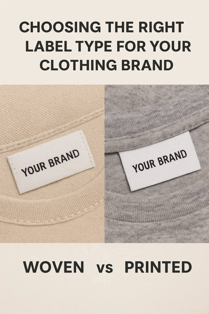 Choosing the Right Label Type for Your Clothing Brand
