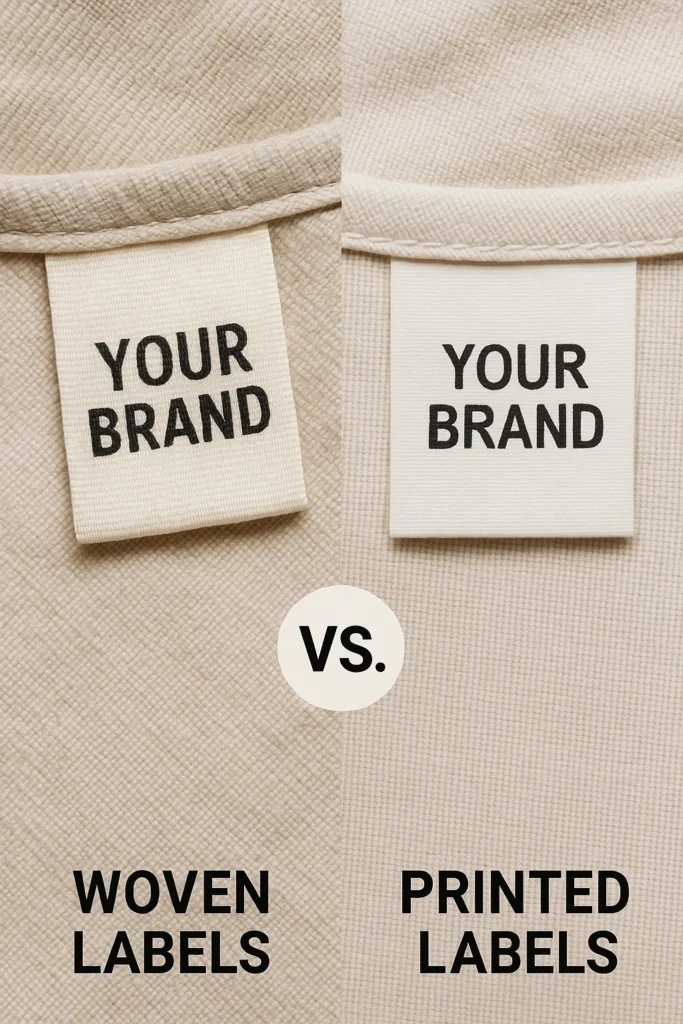 Woven Labels vs Printed Labels