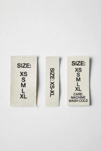 Size Labels Helping Customers Find the Perfect Fit